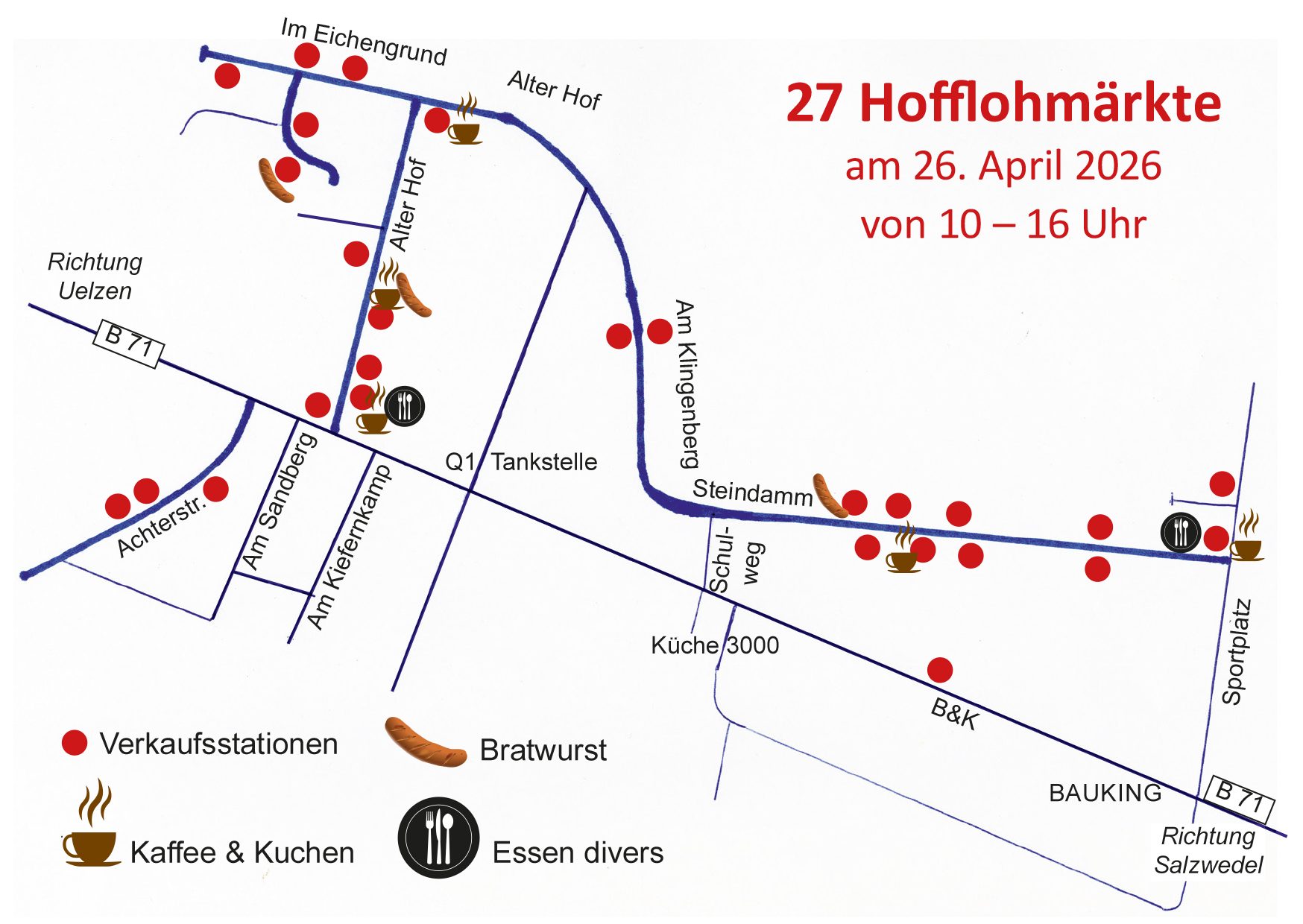 Übersichtsplan der Stände